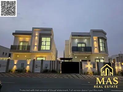 🏡 Corner Luxury Investment Villa for Sale in Al Zahya – Ajman | On Two Streets | Super Deluxe Marble Finish