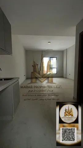 استديو بيع بمشروع كنتيا ريزدينس بمنطقه الزاهيه اماره عجمان  استديو مساحه واسعه  تكييف مركزي  اول ساكن  المساحه 633 موقف سياره مخصص  السعر الإجمالي 358