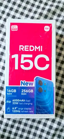 Xiaomi Redmi 15C - Brand New Sealed, 16GB RAM 256GB ROM, Blue