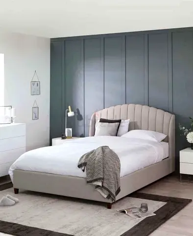 Brand new luxury Queen size fully customisable bedframe with soft Valvet Fabric