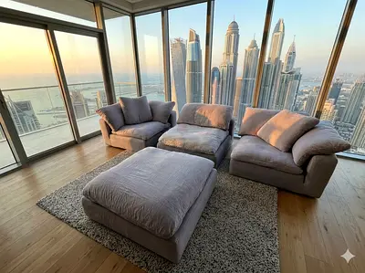 Marina home Luscious feather 🪶 filled modular sofa
