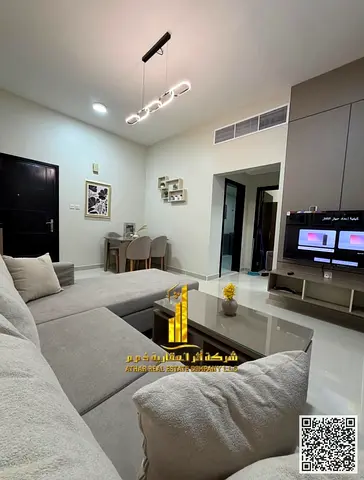 🏡 أفخم شقة غرفة وصالة مفروشة بالكامل VIP في الجرف 2 –مقابل مدرسة الأقصى ✨ ✨ شقة أنيقة ومجهزة بالكامل بفرش راقٍ VIP، في موقع مميز مقابل مدرسة الأقصى،