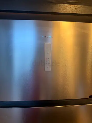 Hisense stainless steel refrigerator - great working condition. 2 years old.