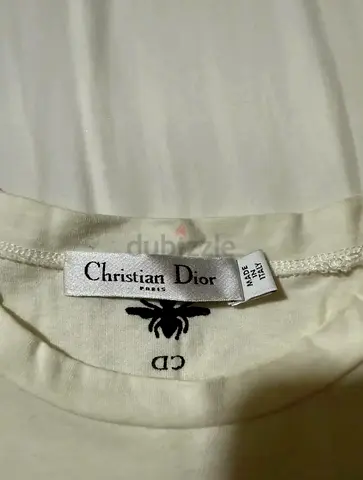 Christian Dior white logo T-shirt (Made in Italy) - Women