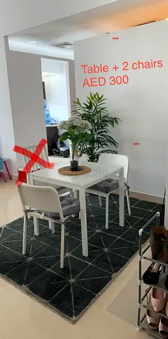 Table and 2 chairs (Move Out) Collection from JVT before 30-Apr