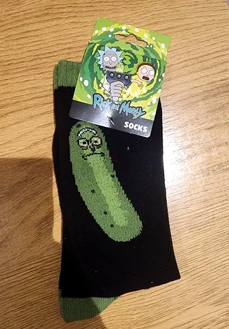 Rick and Morty free size socks unwanted gift