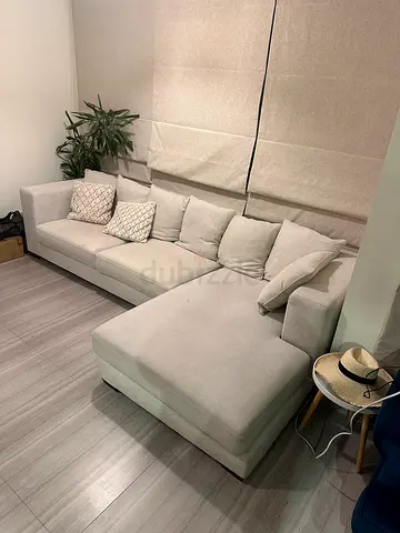 L-shaped sofa couch - Home Centre Colorado