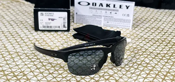 Original Oakley Sliver Matte Black w/ Prizm Black Iridium Lens