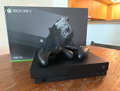 Xbox One X 1TB Console with 2 Controllers - Perfect Condition
