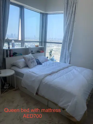 FOR PICKUP TODAY - Queen Size bed with mattress (Move Out) Collection from JVT