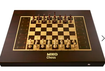 MIKO Wooden Chess board Set with Storage - Complete Staunton Pieces