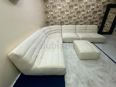Same like new condition marina home beige color modular sofa