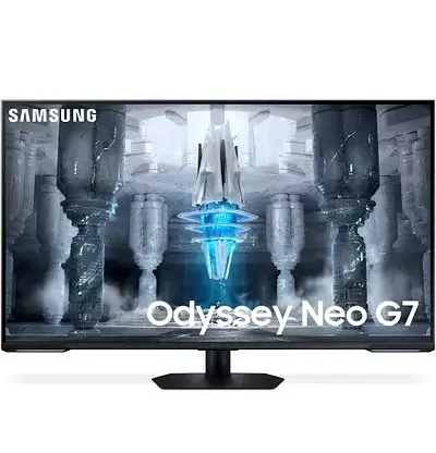 Samsung Odyssey Neo G7 43-inch is a flat, 4K UHD smart gaming monitor with a 144Hz refresh rate, 1ms