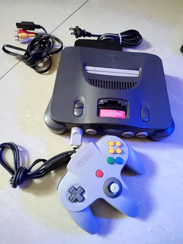 Nintendo 64 with one controller