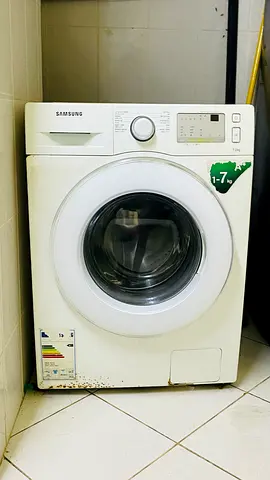 Samsung Front Load Washing Machine - 7kg, White