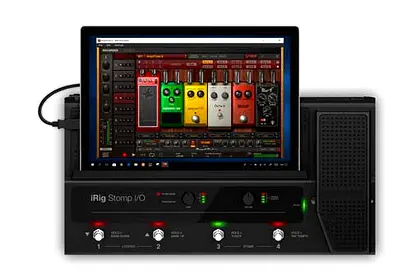 As new Ik Irig guitar pedal board for AmpliTube  and bias Fx software for iPad and iphone