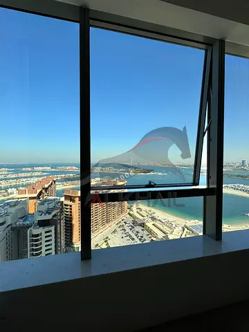 HIGH FLOOR | FULLY FURNISHED STUDIO | PALM & SEA VIEWS | PALM TOWER