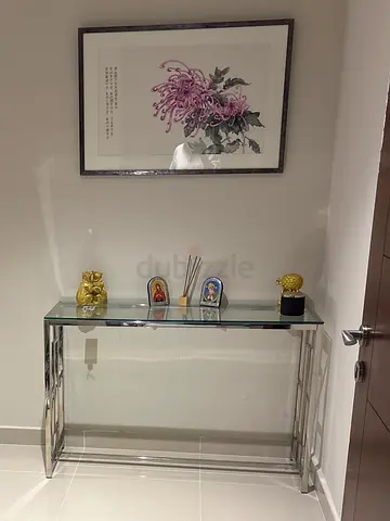 Glass console / table