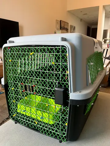 Used to Transport My Cat to Dubai – Modified Hard Pet Carrier, Airline Tested, Great Ventilation