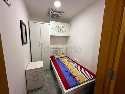 Ready to move Near to sahara center maid room available for rent 1100