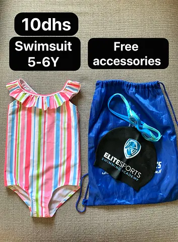 Girls swim set 5-6Y