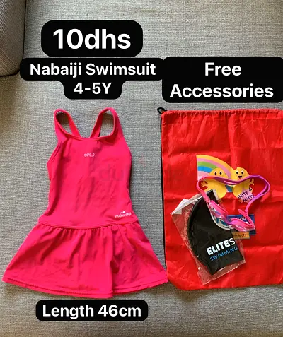 Girls swim set 4-5Y