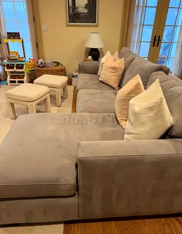 Cratebarrel axis sectional sofa