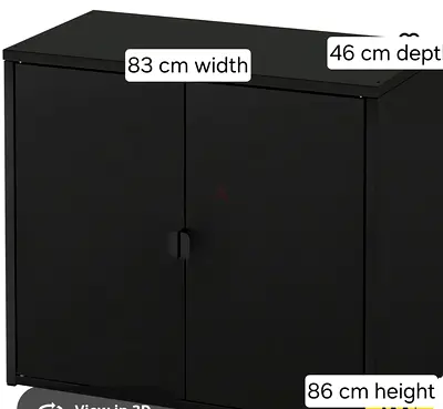 Storage cupboard strong for heavy items