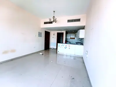 Spacious studio with balcony, central AC and parking in muwaileh