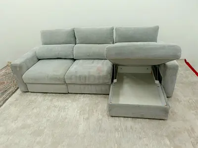 Ikea Eskilstuna sofabed with storage space