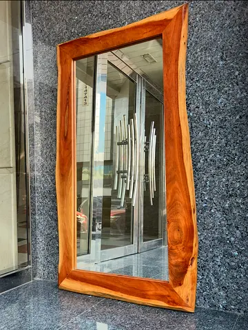 Large mirror Live edge wooden frame