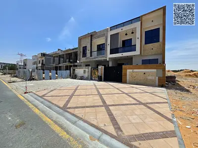Two-story villa with a rooftop terrace for sale, registration fees included | 4 master bedrooms | Large setback