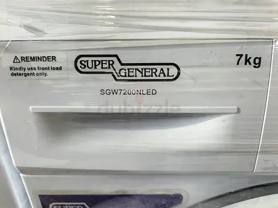 Super General 7kg Front Load Washing Machine SGW7200NLED - Good Condition