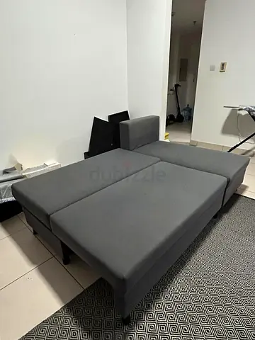 Gray L-shaped Sofa with Storage - Compact Corner Couch