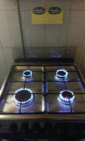 Used 4-Burner Stainless Steel Gas Hob - Good Working Condition