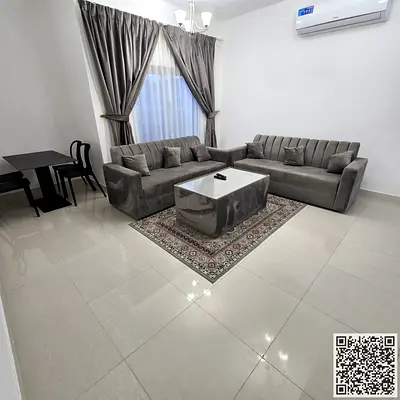 شقة غرفة و صالة مفروشة للإيجار الشهري ✅ في عجمان - الروضة 2 - بالقرب ليالي بيروت ✔️ شامل الفواتير و الإنترنت ⚡📶 جاهزة للسكن فوراً !