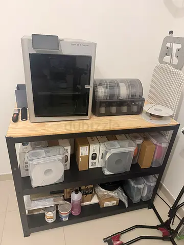 IKEA bror Work bench, black/pine plywood, 110x55 cm