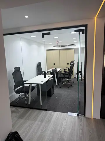 OFFICE DESKS WHITE X 2