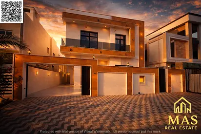 🏡 Luxury Stone-Facade Villa for Sale in Al Yasmeen, Ajman | Modern Design & Prime Location