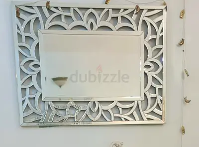Silver mirror for sell with free matching table