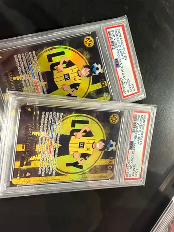 Graded PSA 10 2025 One Piece EN Monkey D. Luffy x BVB Dortmund
