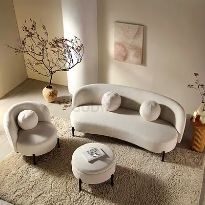BOUCLE SOFA SET