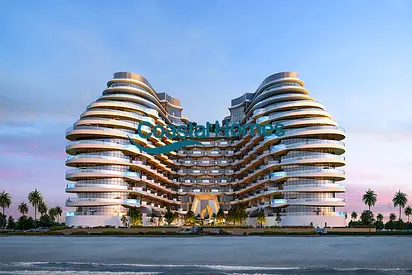 معيشة ساحلية | إطلالة على البحر | تشطيبات فاخرة