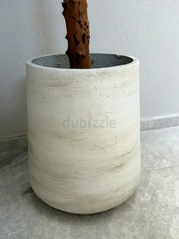 Large White Indoor Plant Pot / Planter