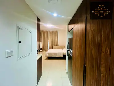🌿 Premium Fully Furnished Studio | Extra Large Layout | Green Garden View | High ROI Investment | Uptown Al Zahia 🌟
