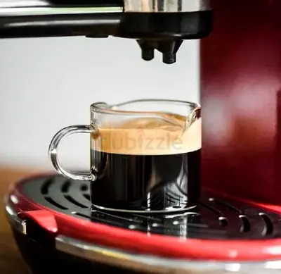 New Coffee  Milk clear cup double opening + Frother + New style trendy flower petals spoon set of 3