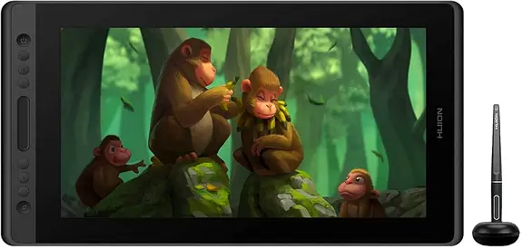 Huion kamvas 16 Graphics Drawing Tablet with Pen and full equipment and box - as good as new