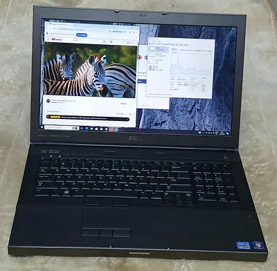 Dell Precision workstation,Core-i7 2.4 ghz/Disply 17- storage 1.1 TB/16GB Ram 4GB GPU Good Battery