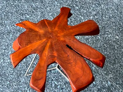 Beautiful live edge solid Wood table - side table - end table