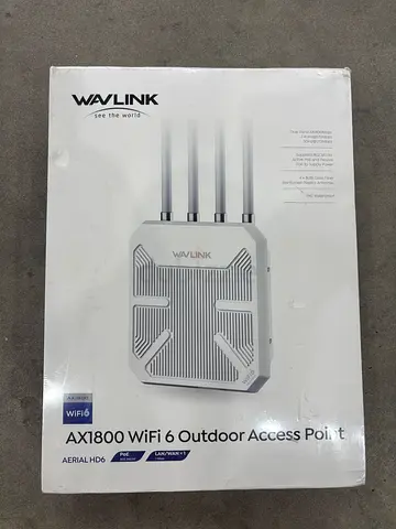 WAVLINK AX1800 WiFi 6 Wireless Outdoor Access Point, Long Range Outdoor WiFi